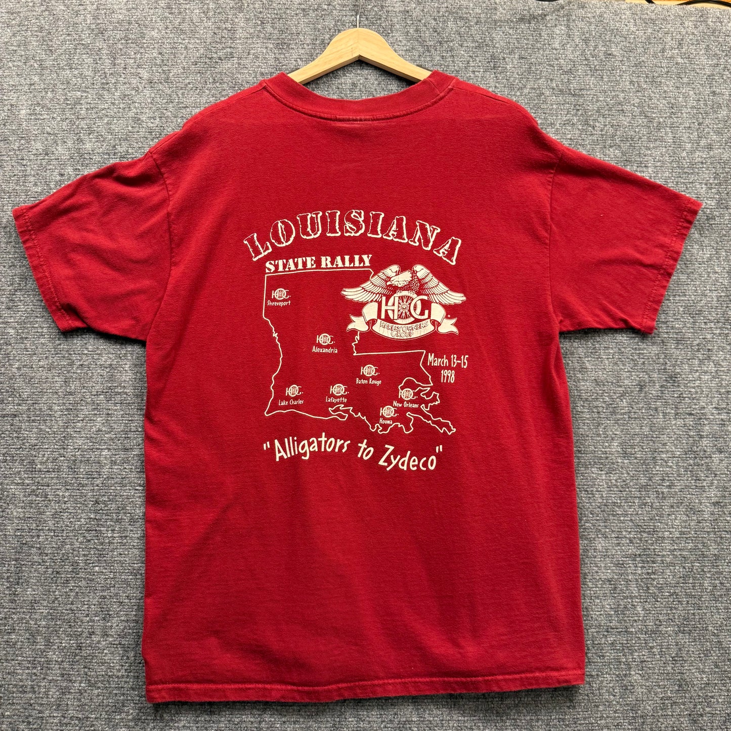 (L) 1998 harley Louisiana T-Shirt