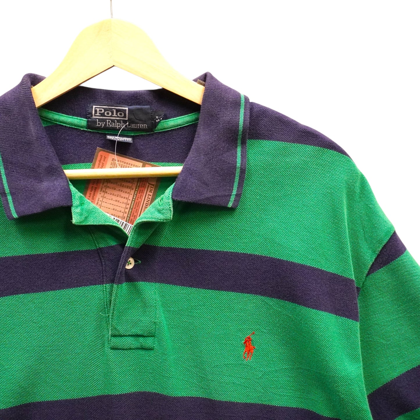 Red on Green Polo (L)