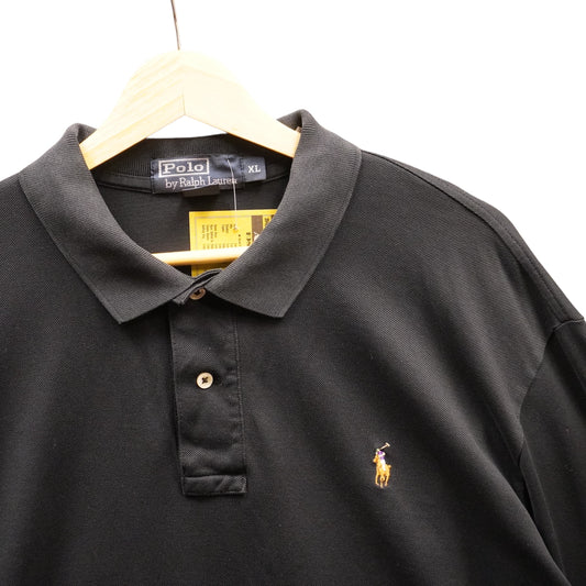 White on Black Polo (XL)