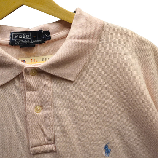 Blue on Soft Pink Polo (XL)