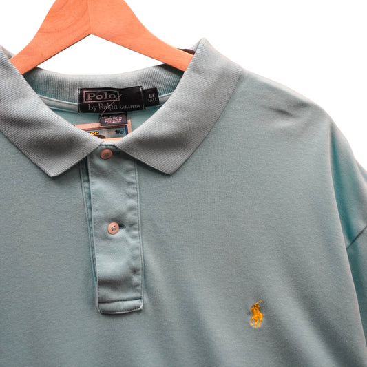 Yellow on Baby Blue Polo (LT)