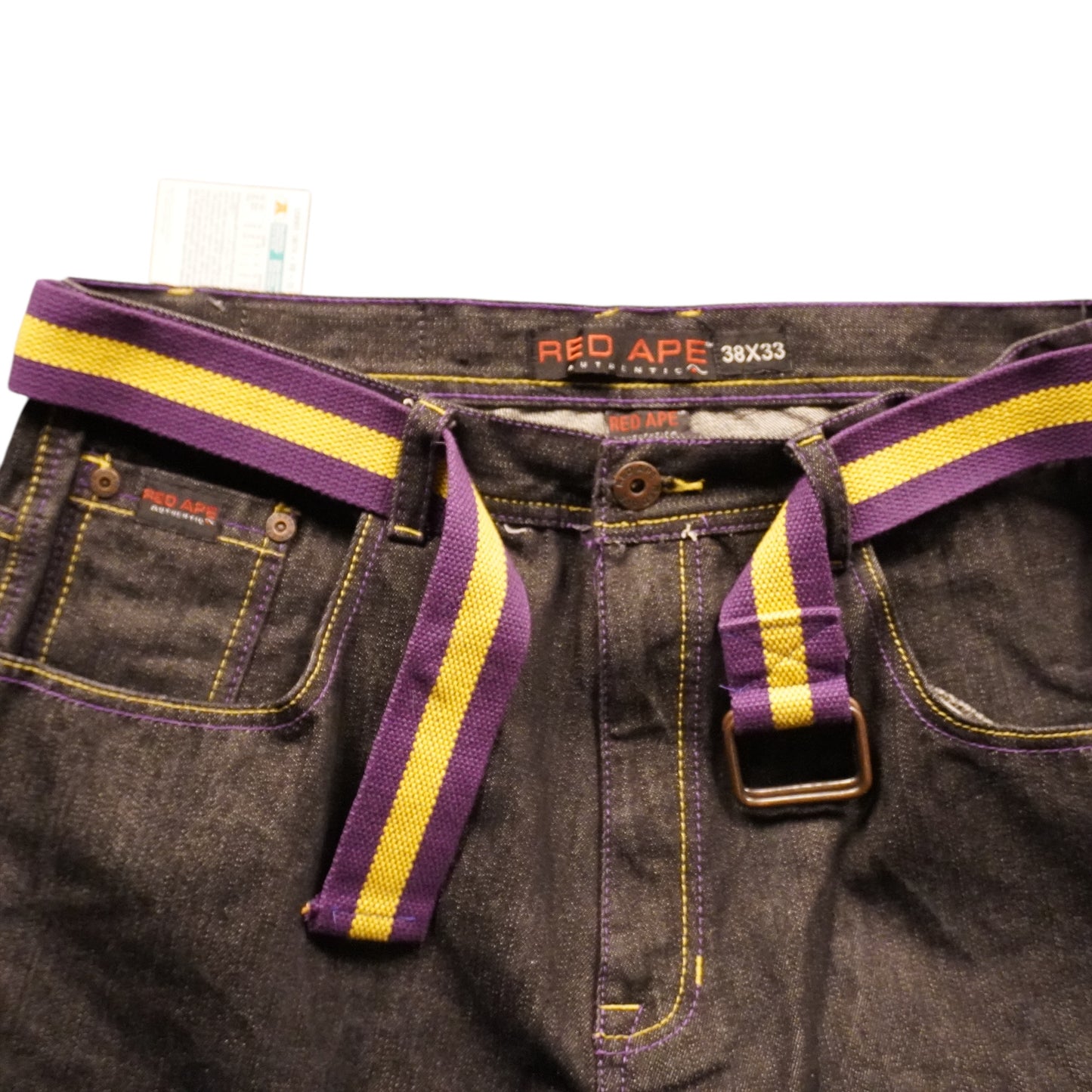 Y2K Red Ape Jeans (38x33)