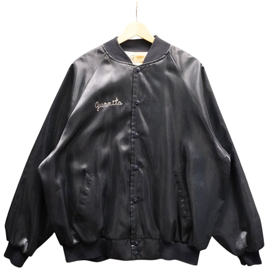 Vintage Chain Stitched Satin Jacket (2XL)