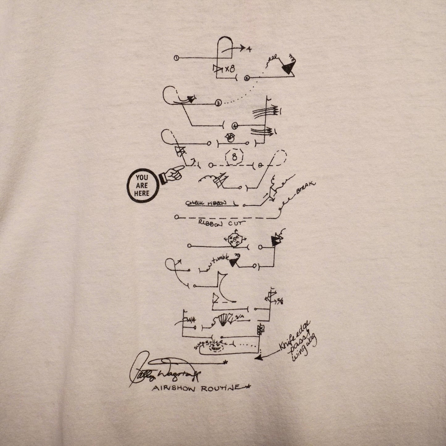 Vintage Women Fly Tee (L)