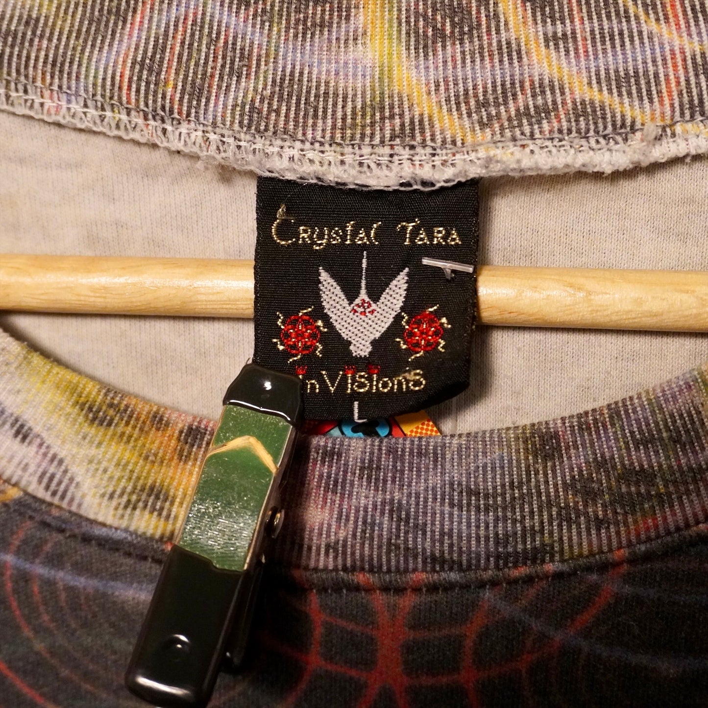 Vintage Crystal Tara Psychedelic Tee (L)