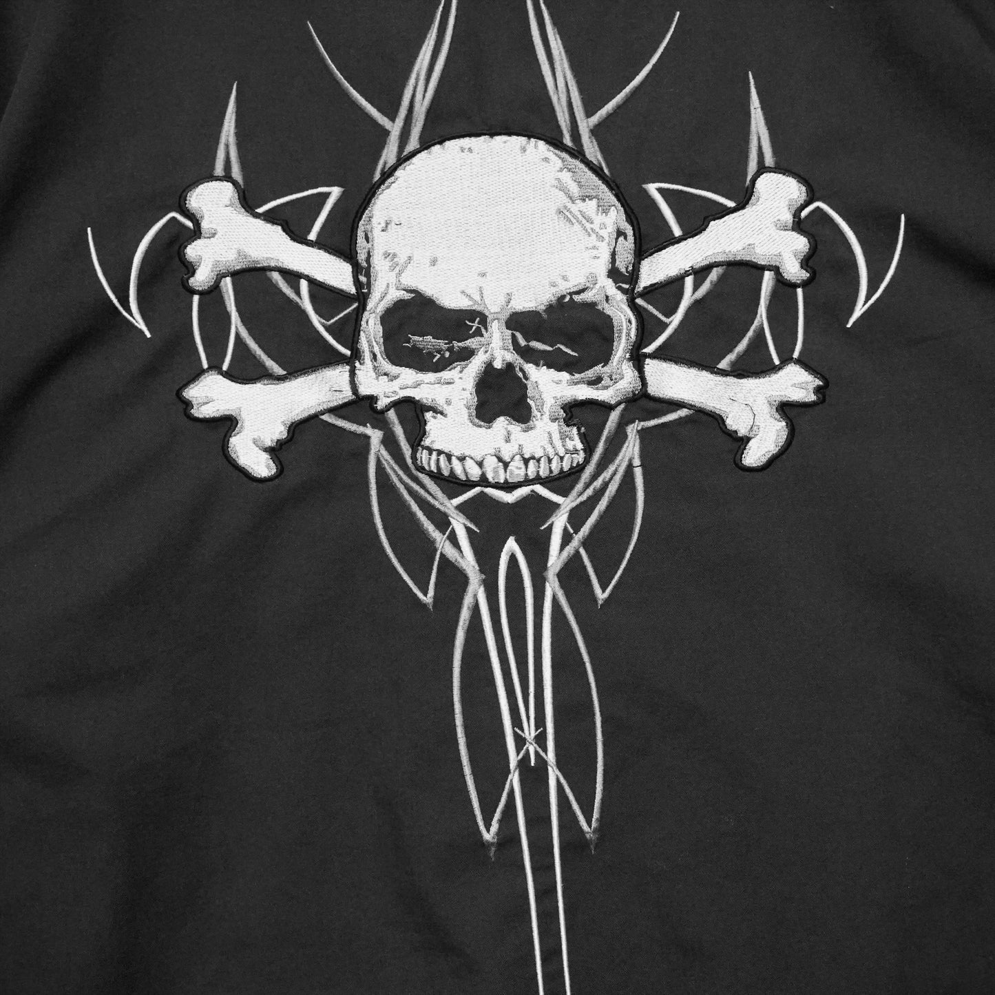 Dragonfly Skull Button-Up (XXL)