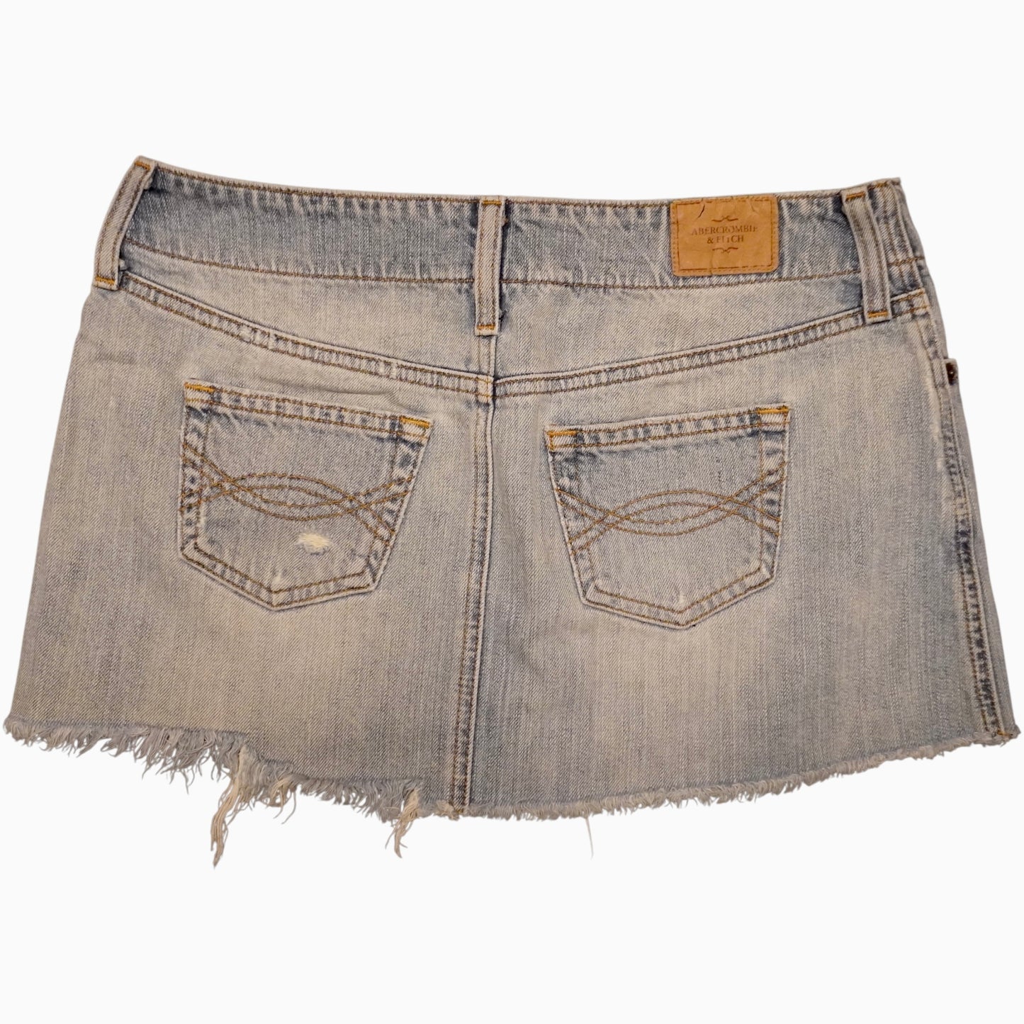 Y2K Abercrombie Denim Mini Skirt (W30 L10)