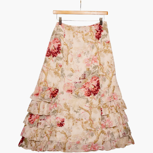 Vintage Jill Floral Longskirt (W26)