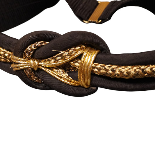 Black Gold Knot Belt (30"-33")
