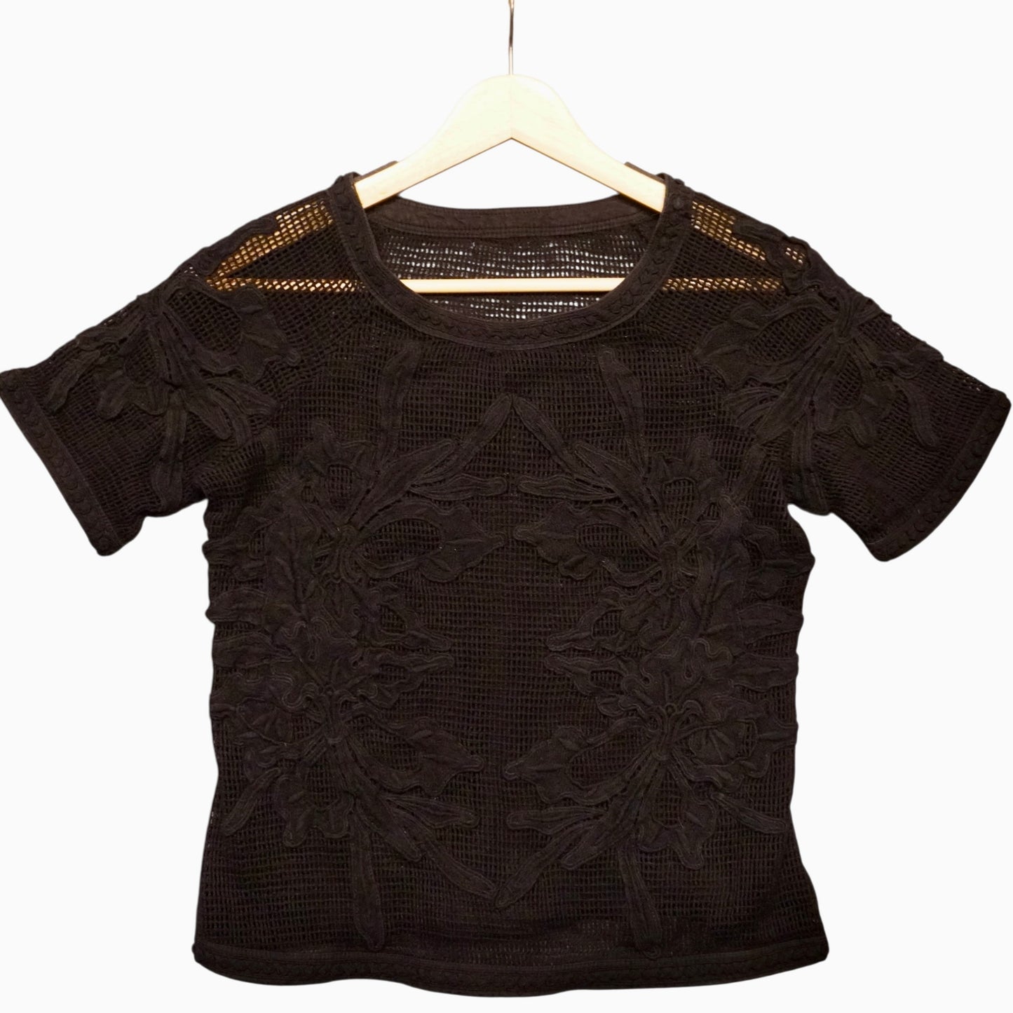 Black Mesh Top (M)