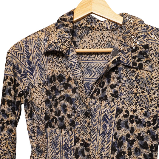 Slim Button Up Top (M)