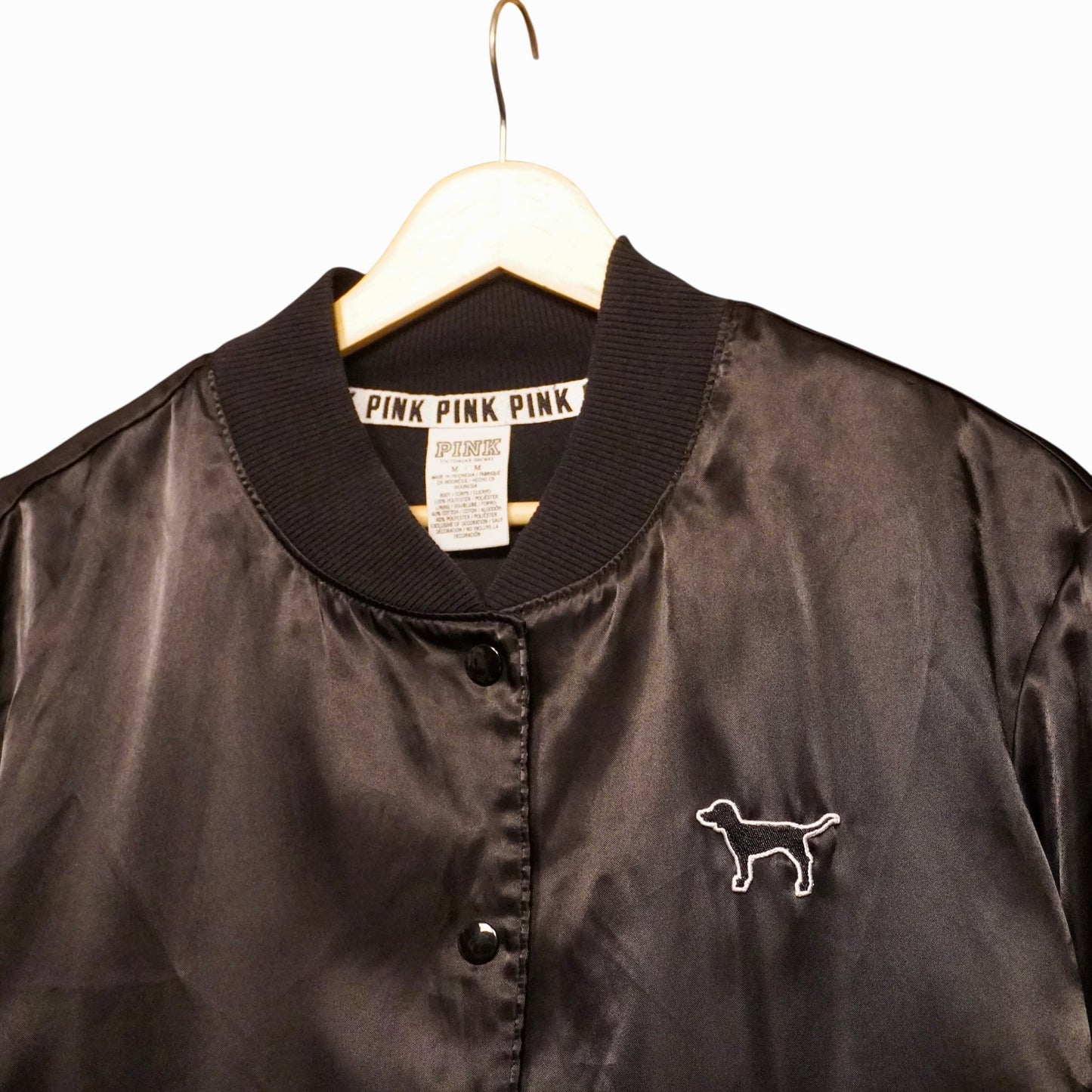 PINK Satin Jacket (M)