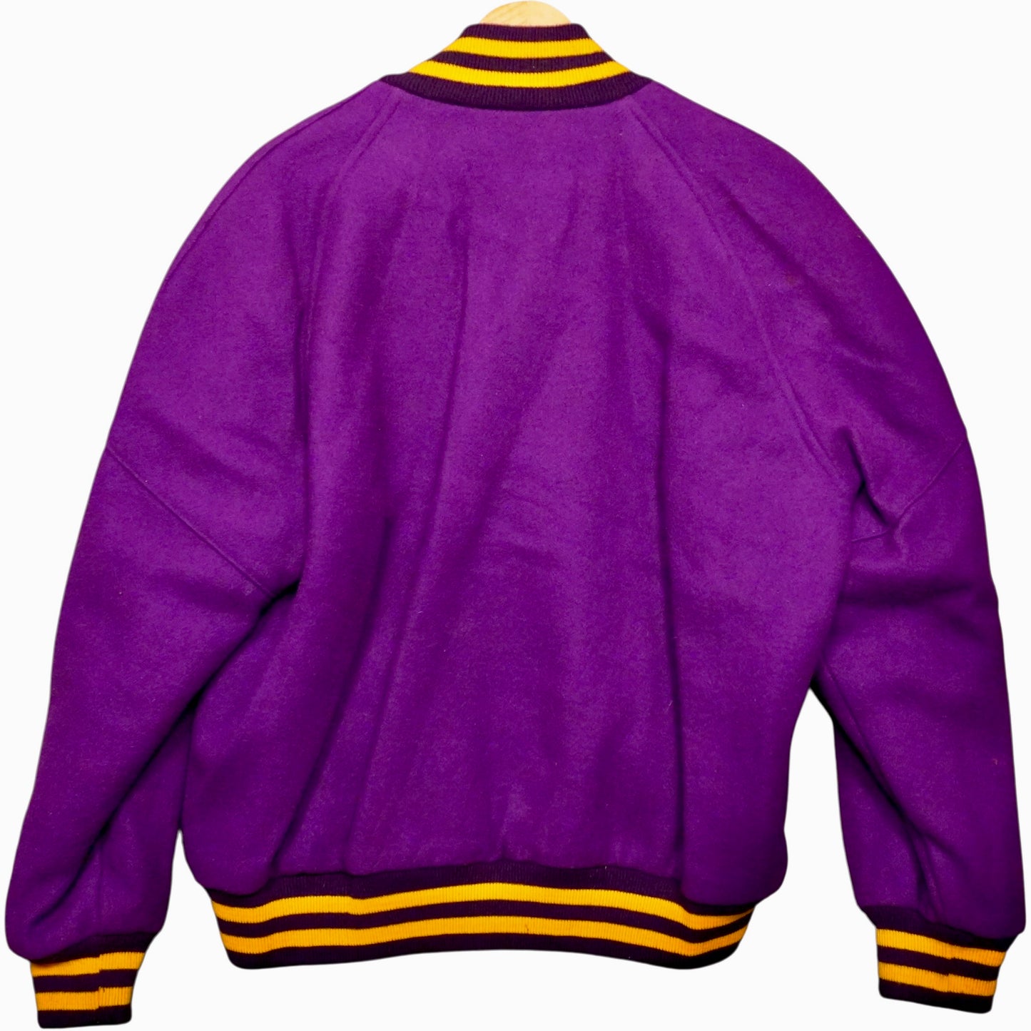 Purple and Gold Varsity Jacket (2XL)