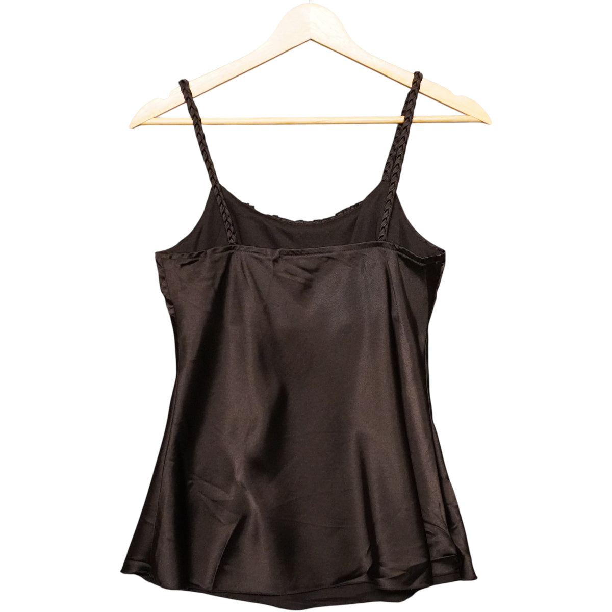 Made in USA Black Slip Top (M)