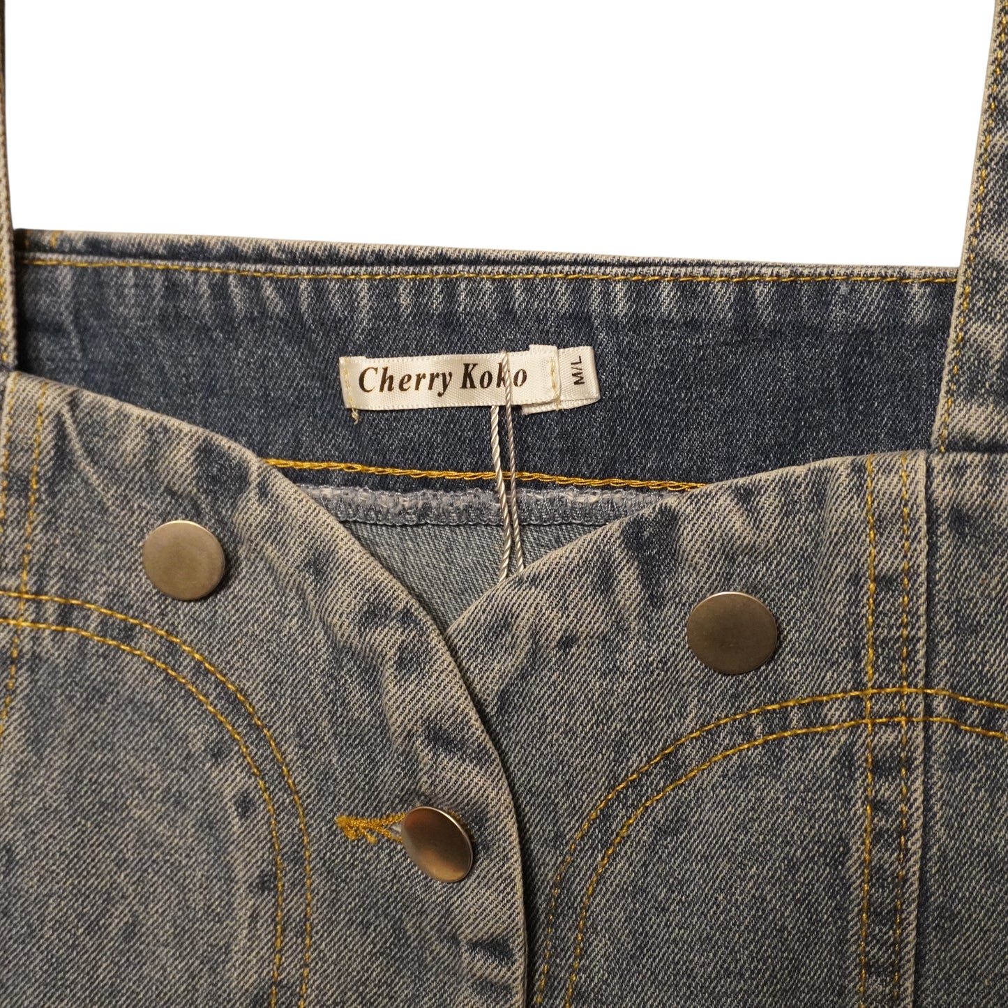 Cherry Koko Denim Top (M/L)