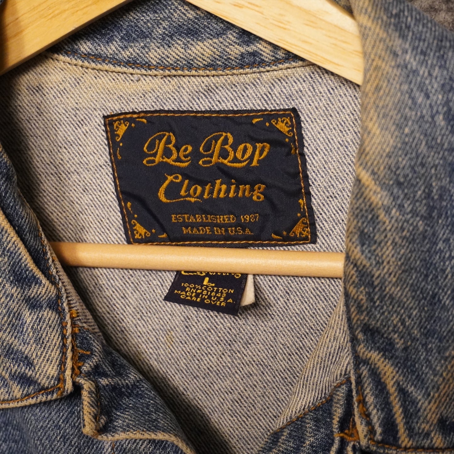 BeBop Clothing Jean Vest (L)