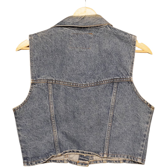 BeBop Clothing Jean Vest (L)