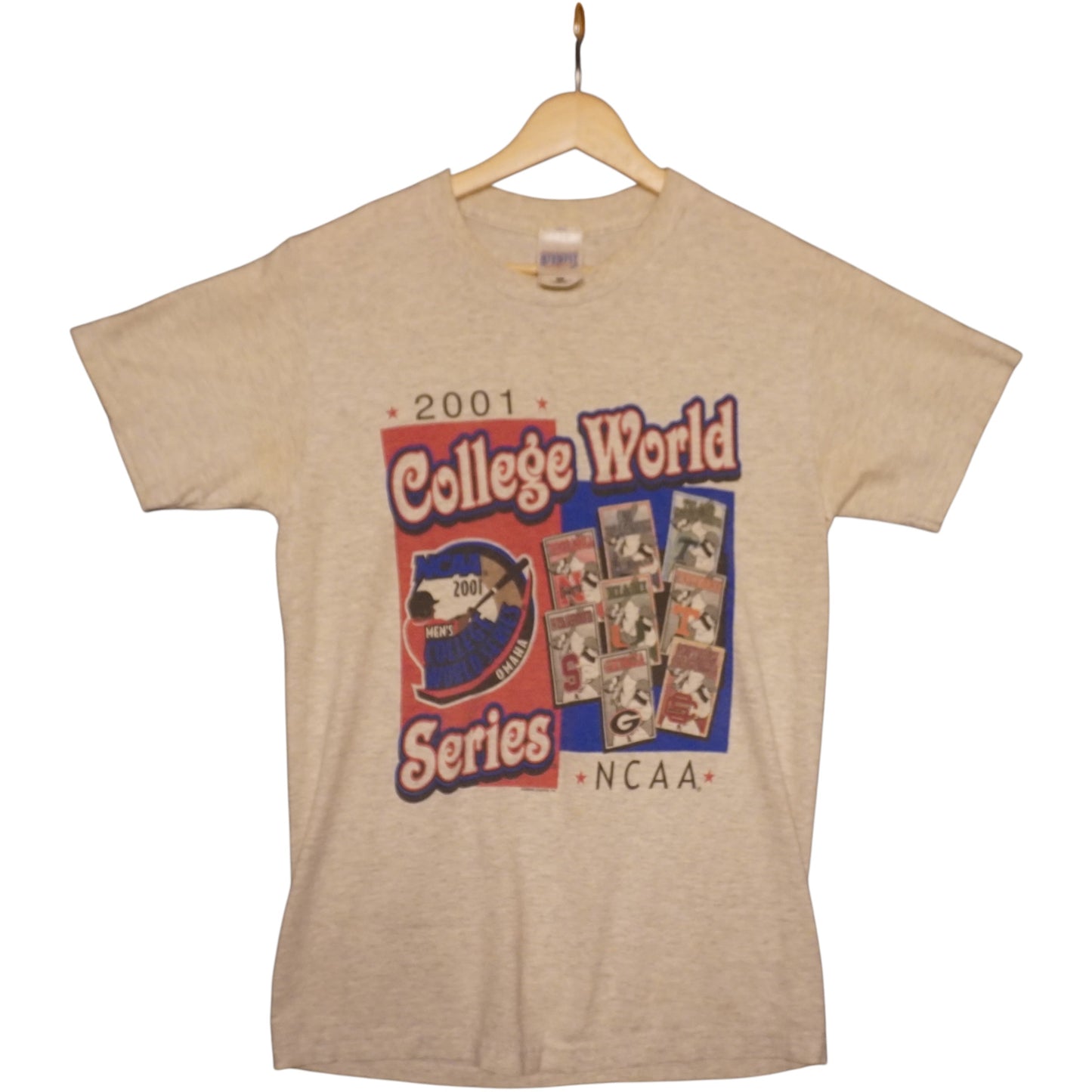2001 NCAA College World Tee (S)