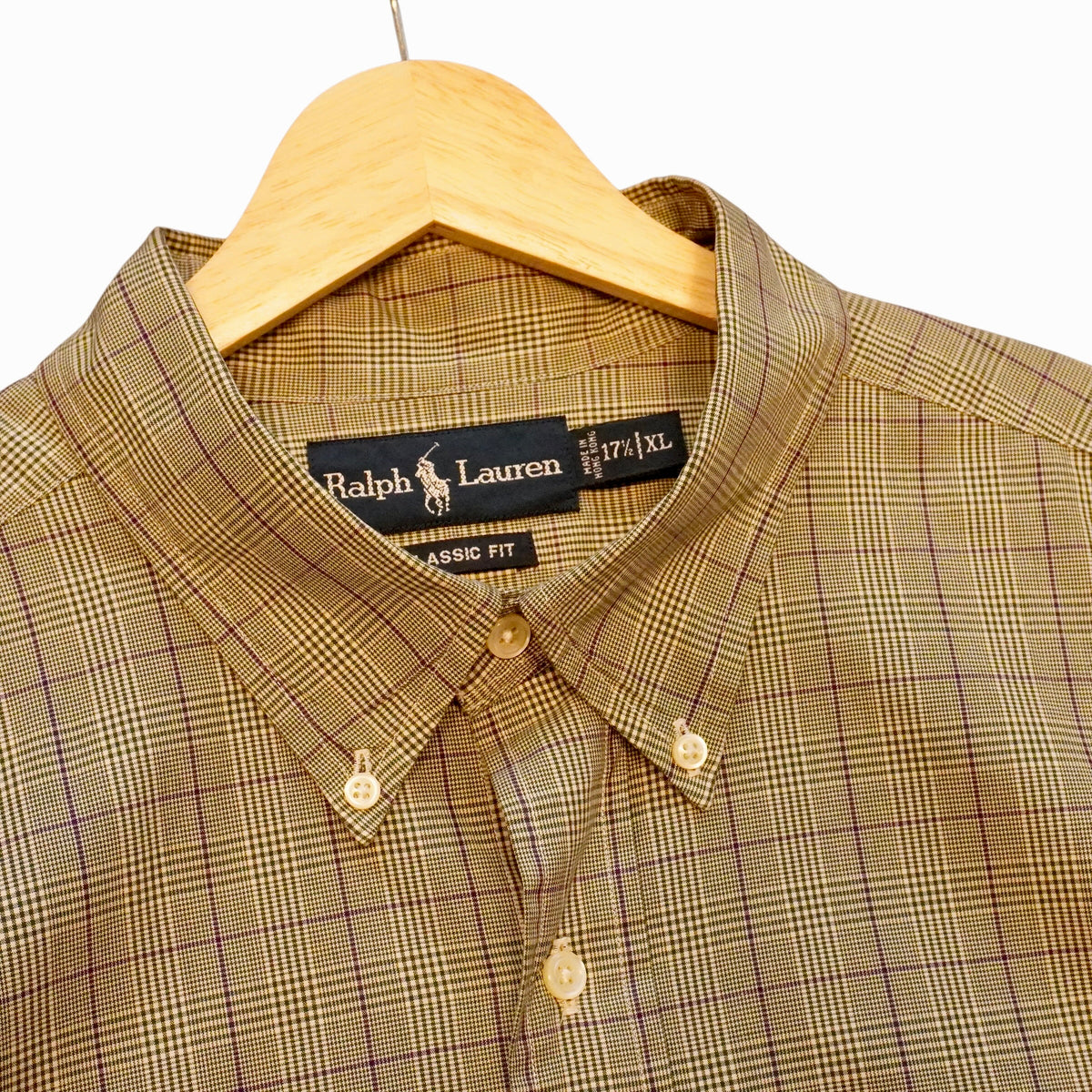 POLO Plaid Dress Shirt (XL)