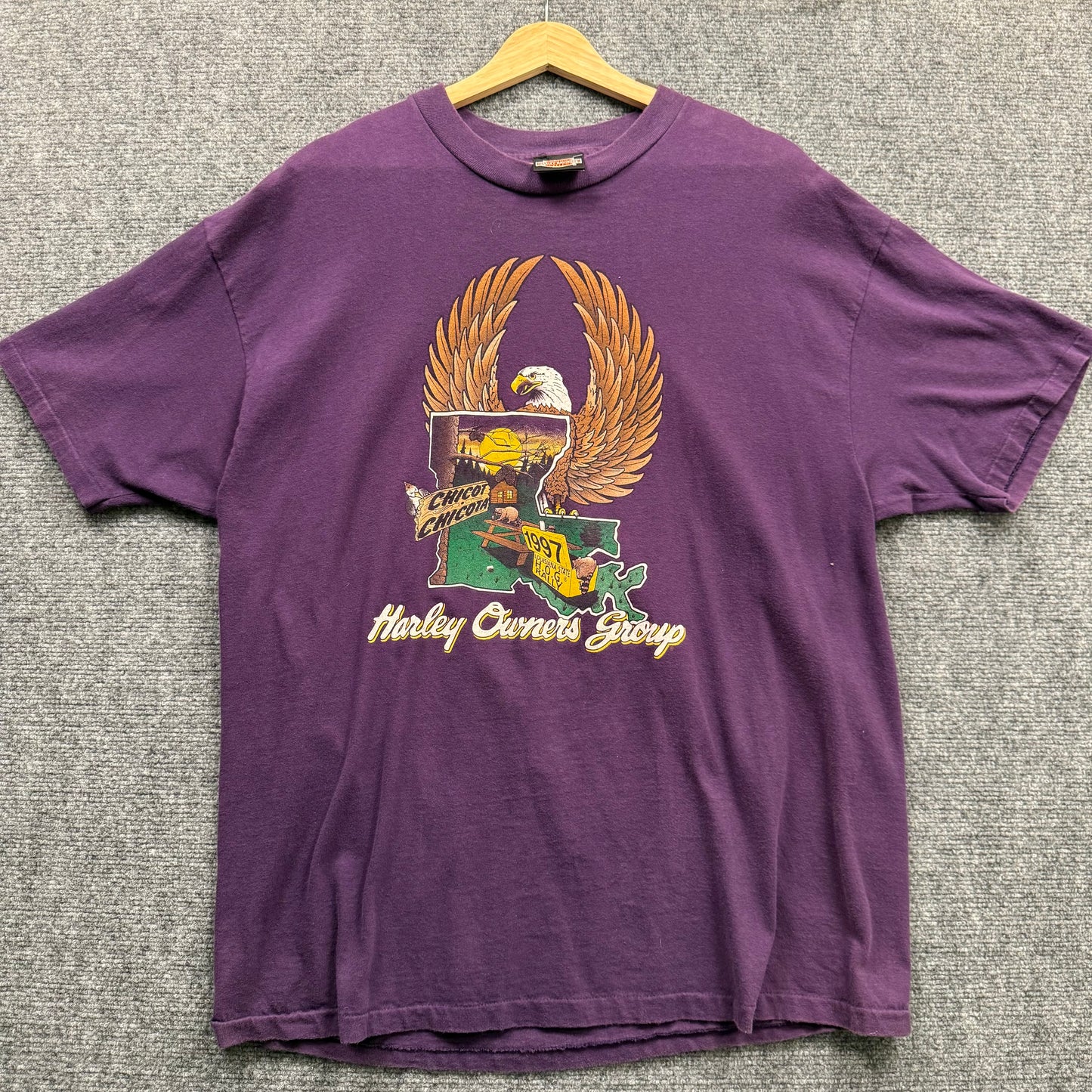 (XL) 1997 Harley Louisiana T-Shirt