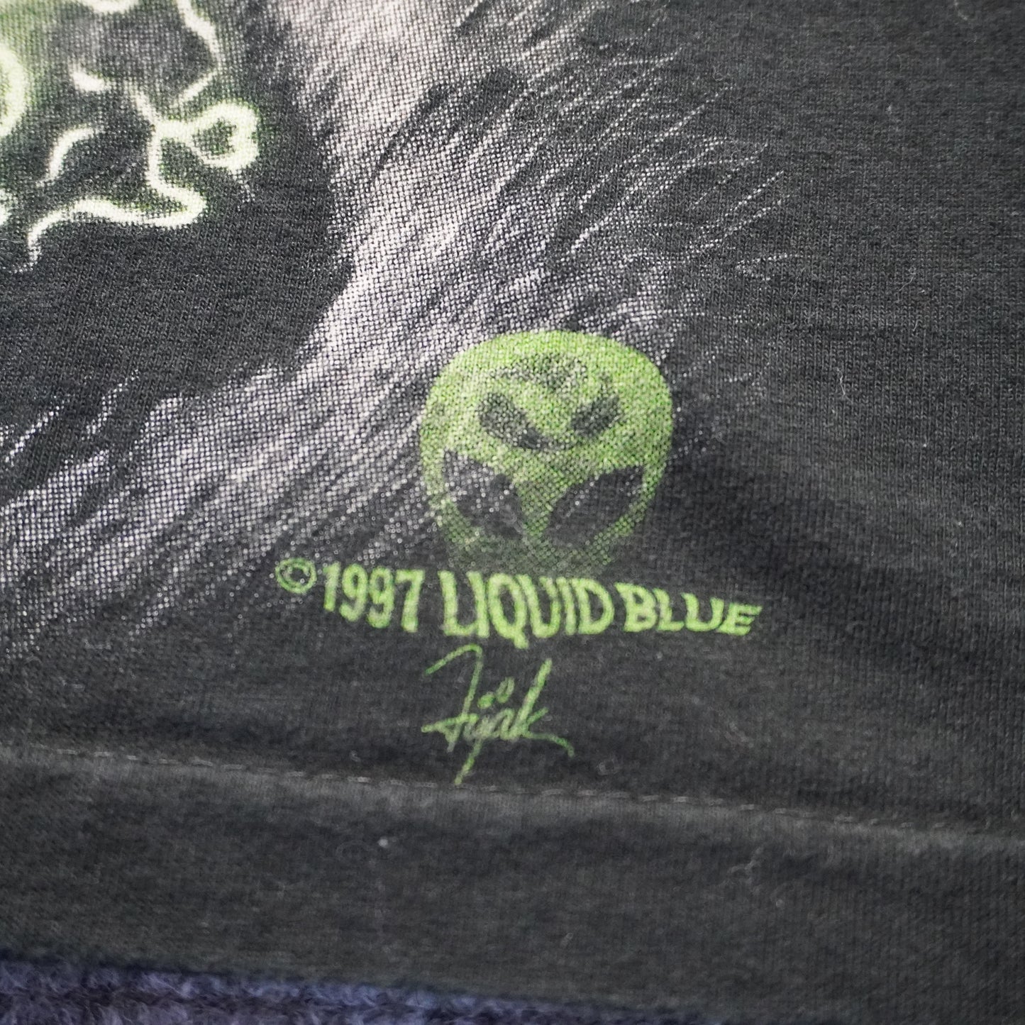 (XL/2XL) 1997 Liquid Blue Alien AOP