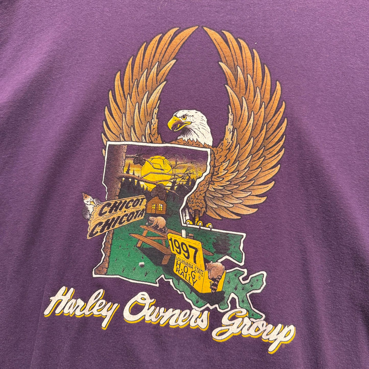 (XL) 1997 Harley Louisiana T-Shirt