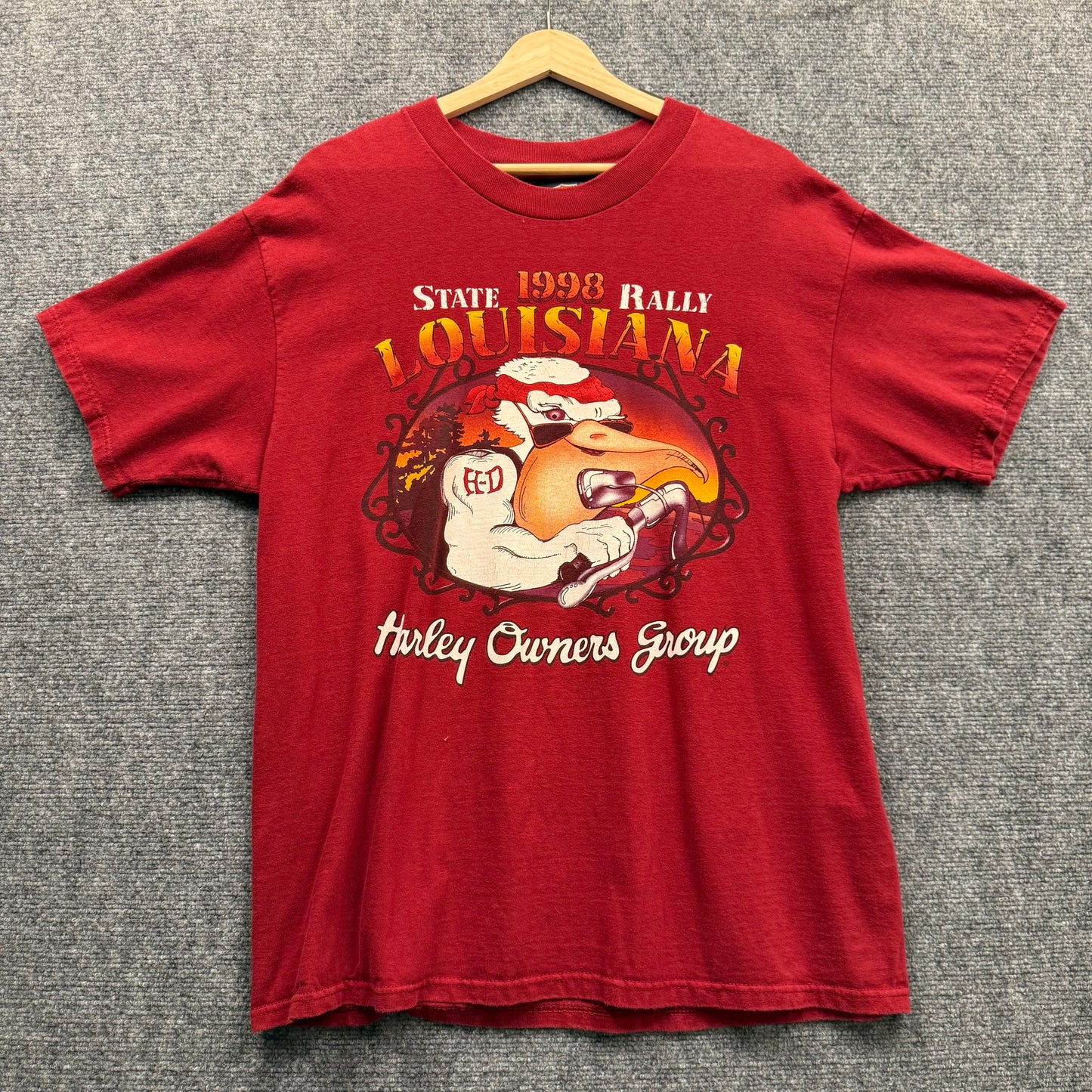 (L) 1998 harley Louisiana T-Shirt