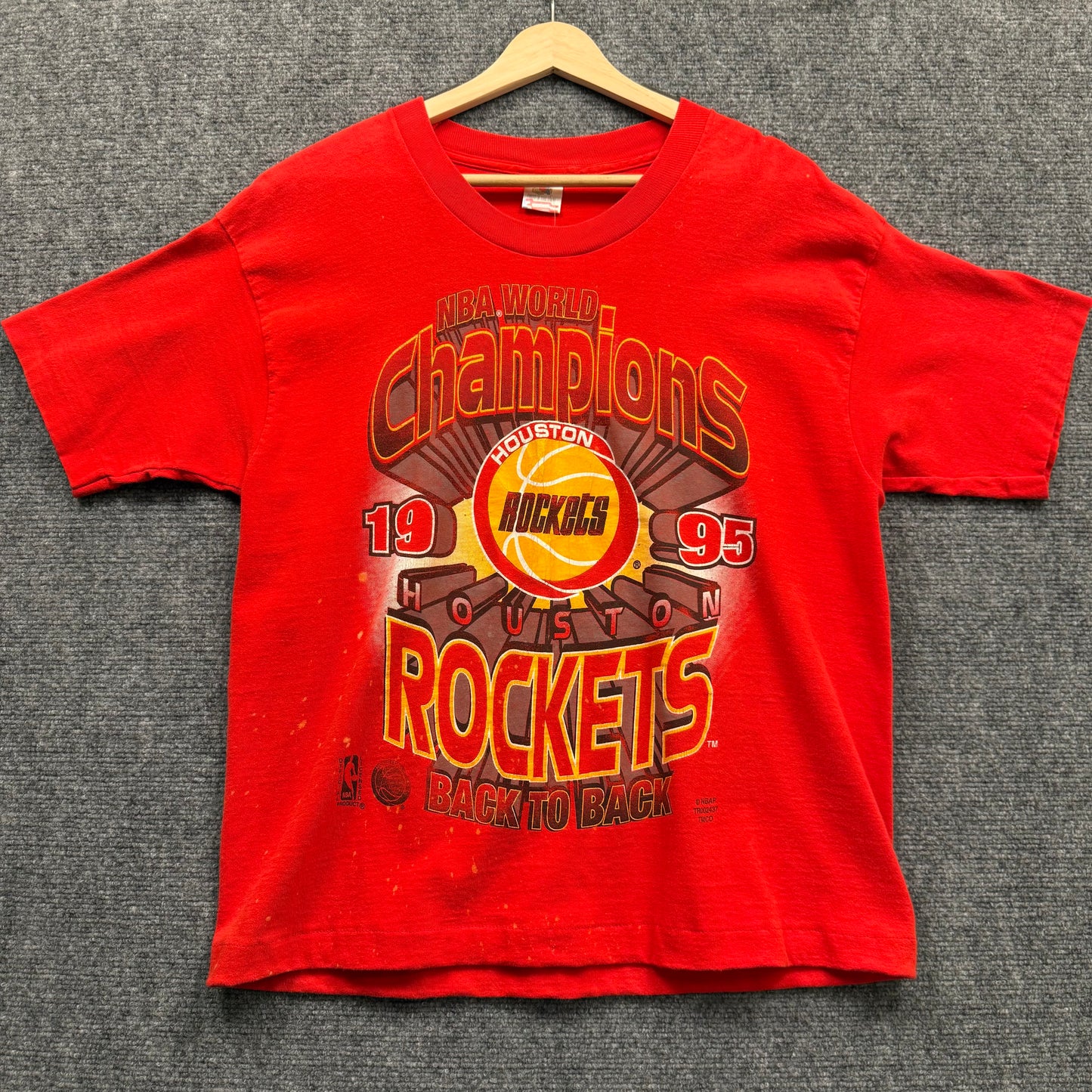 (L) 1995 Houston Rockets T-Shirt