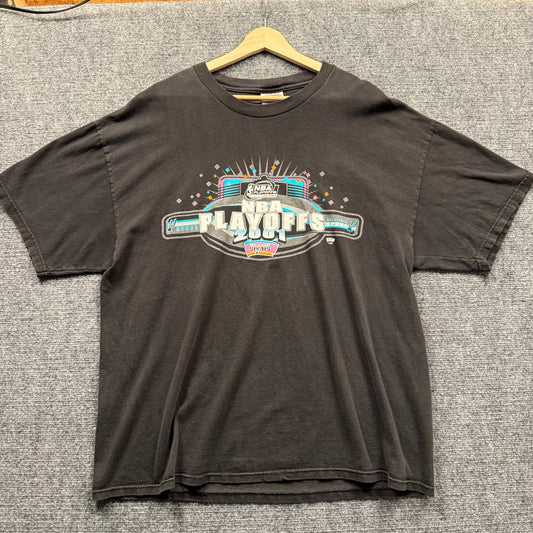 (XL) 2001 NBA Playoffs Spurs T-Shirt