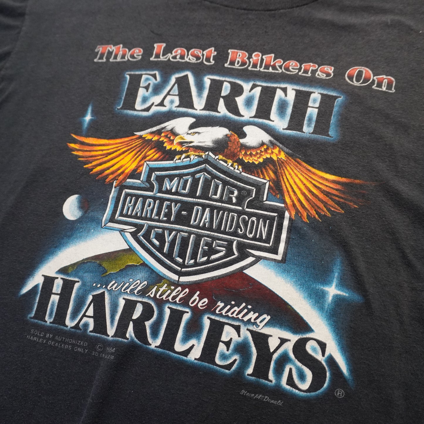 (L) 1984 3D Emblem Harley Tee