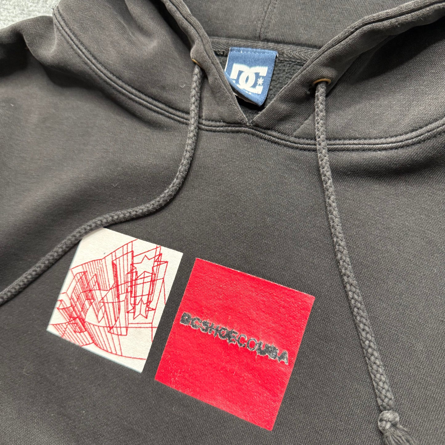 (L) Vintage DC Shoes Hoodie