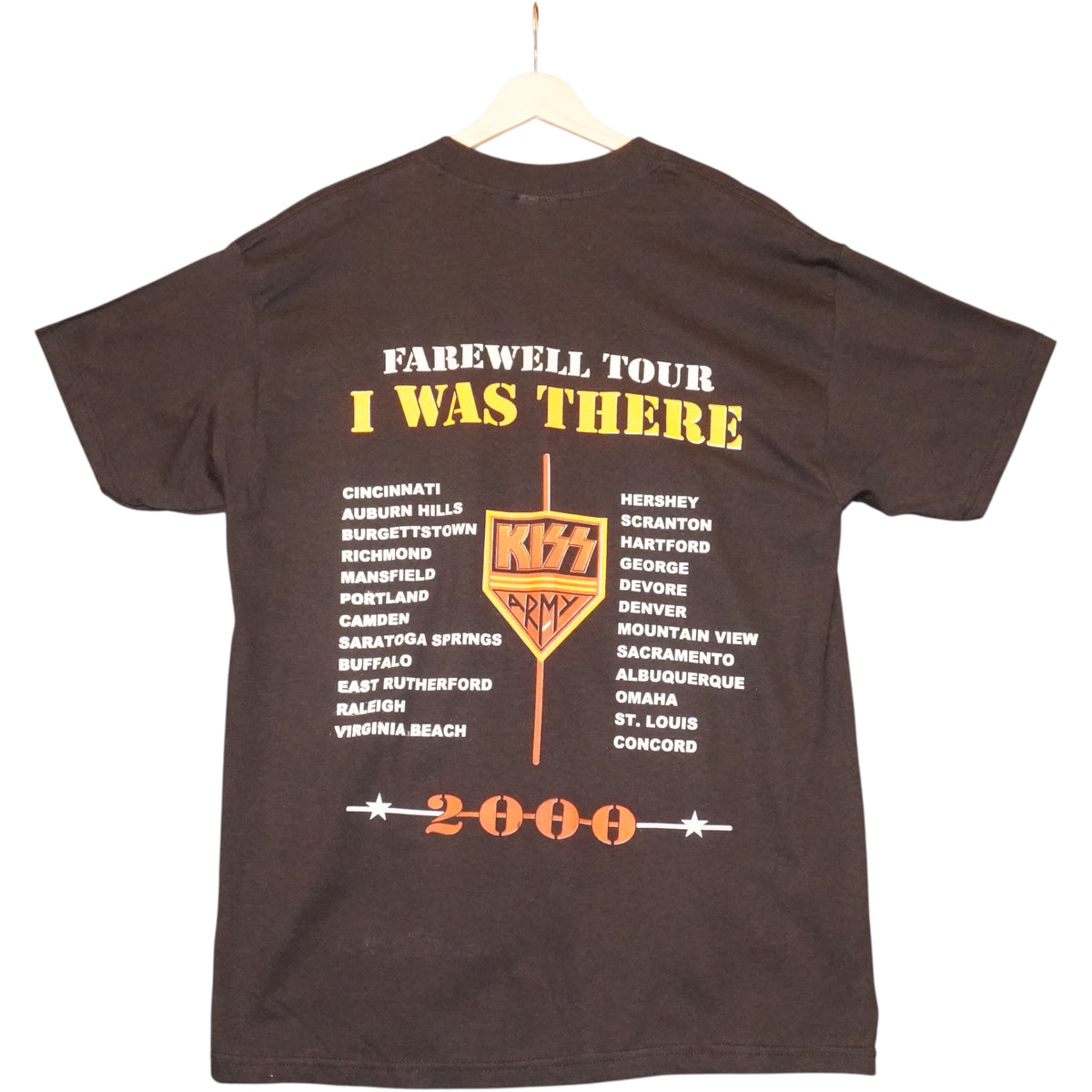 2000 Farewell Tour Kiss Tee (L)