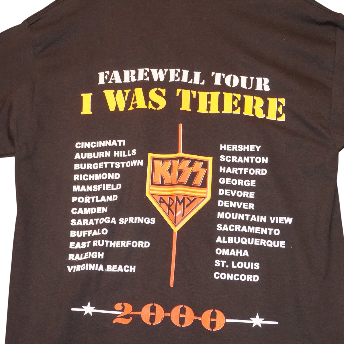 2000 Farewell Tour Kiss Tee (L)
