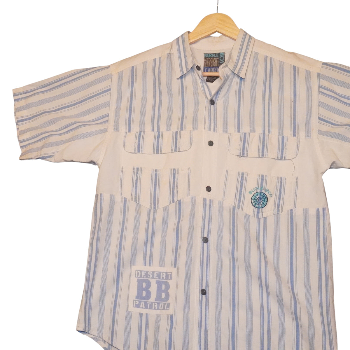 Bugle Boy Striped Shirt (M)