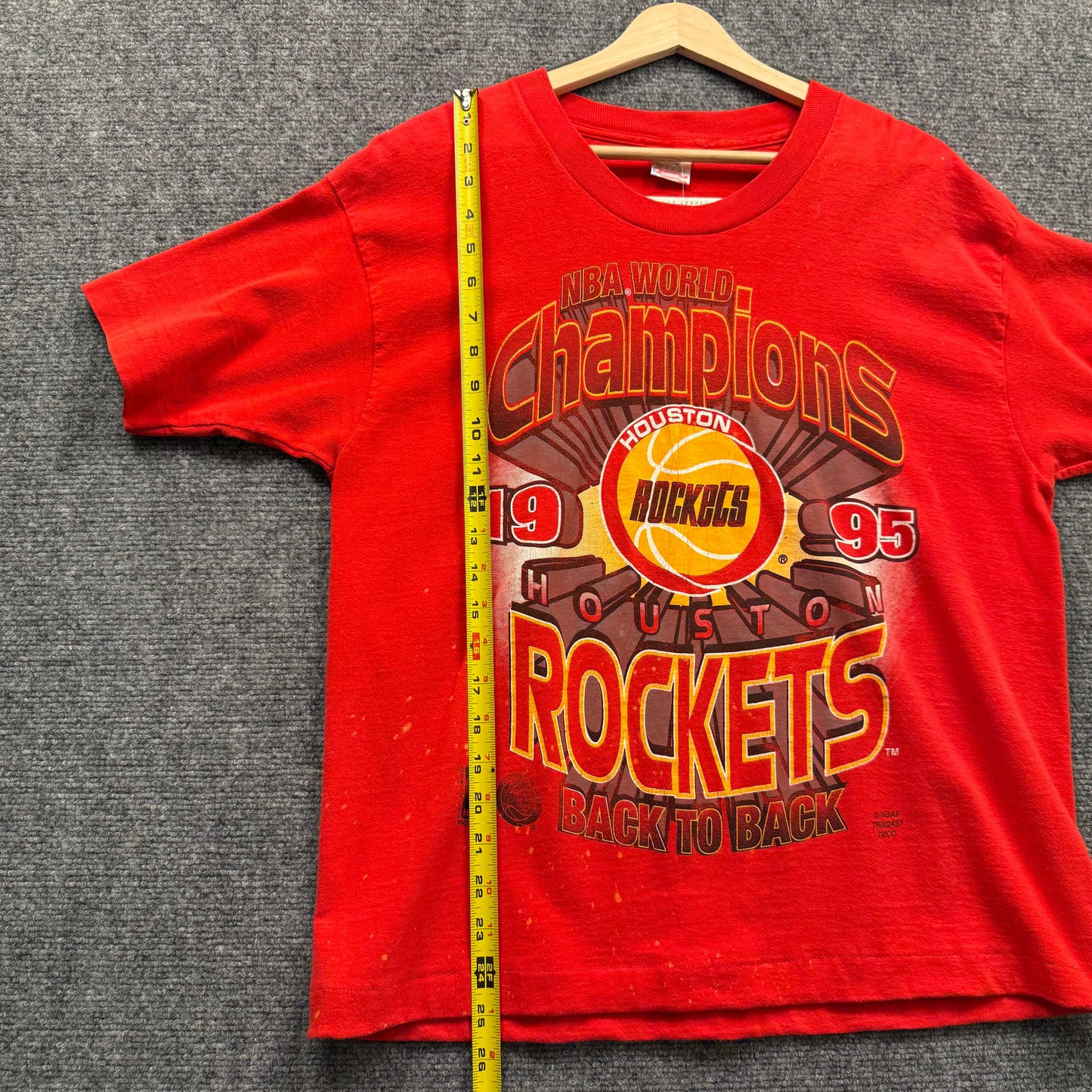 (L) 1995 Houston Rockets T-Shirt