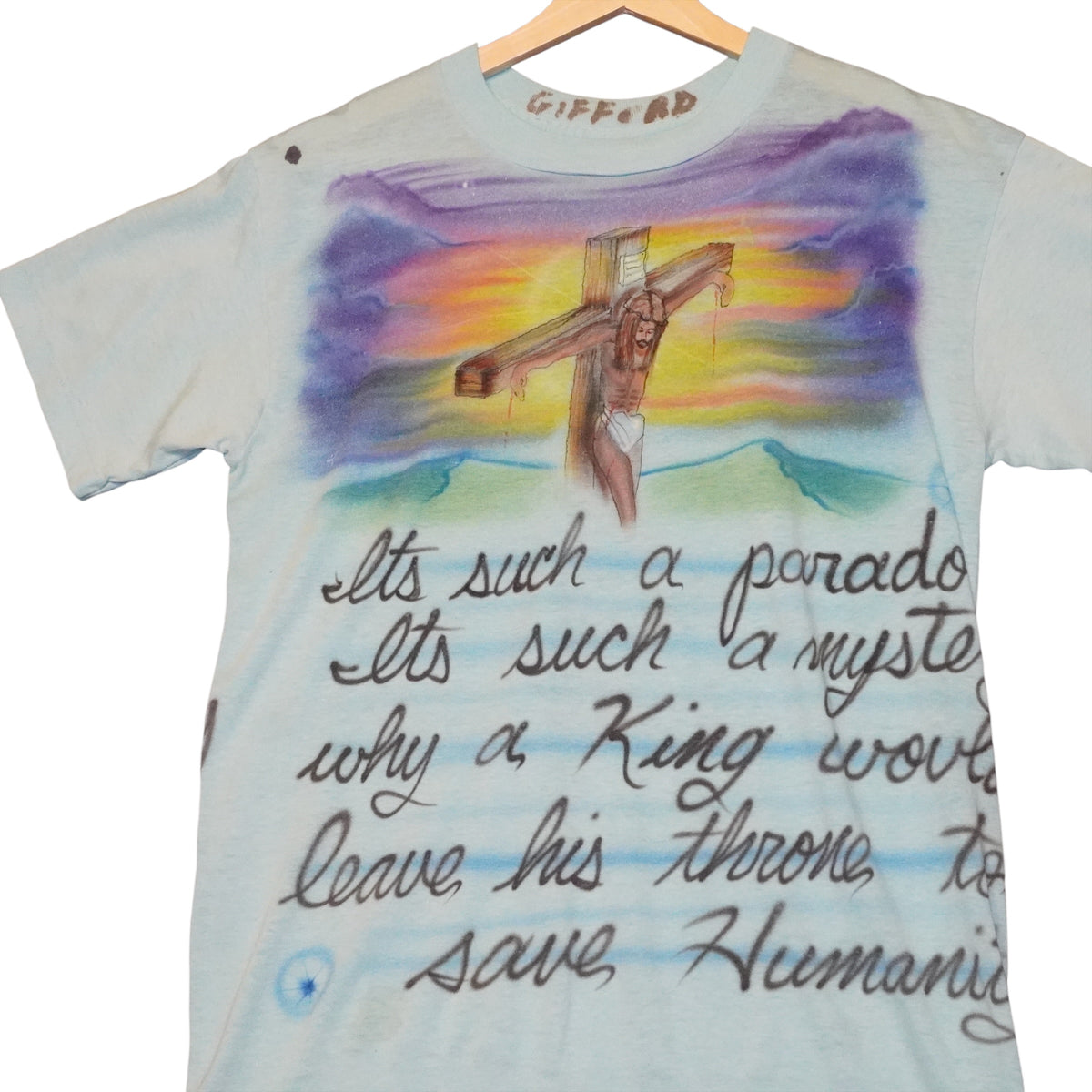 80's AOP Jesus Tee (M)