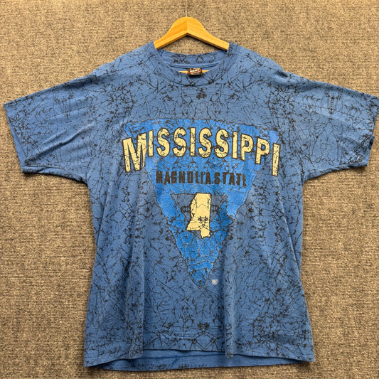 (L) 90s Mississippi Map T-Shirt