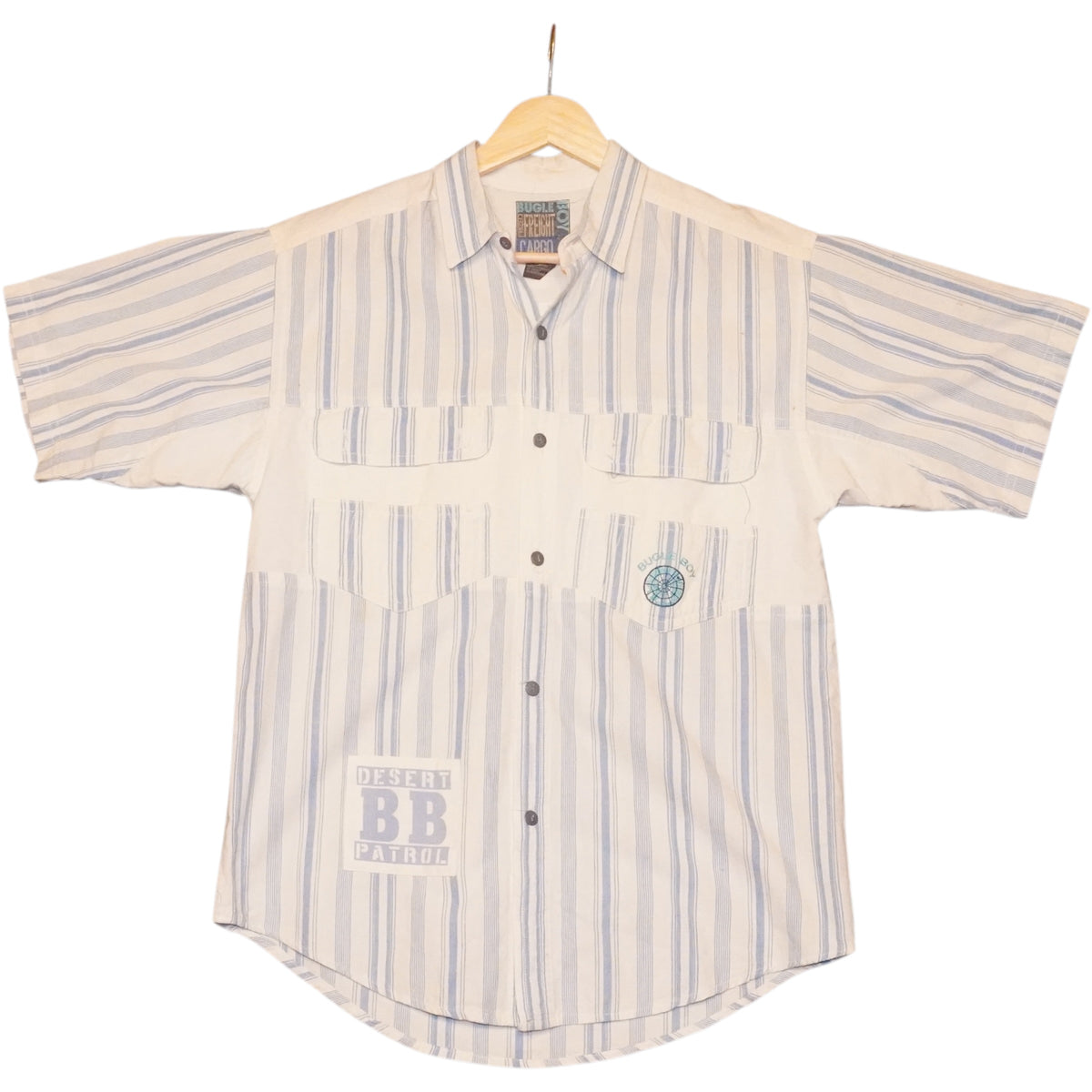 Bugle Boy Striped Shirt (M)