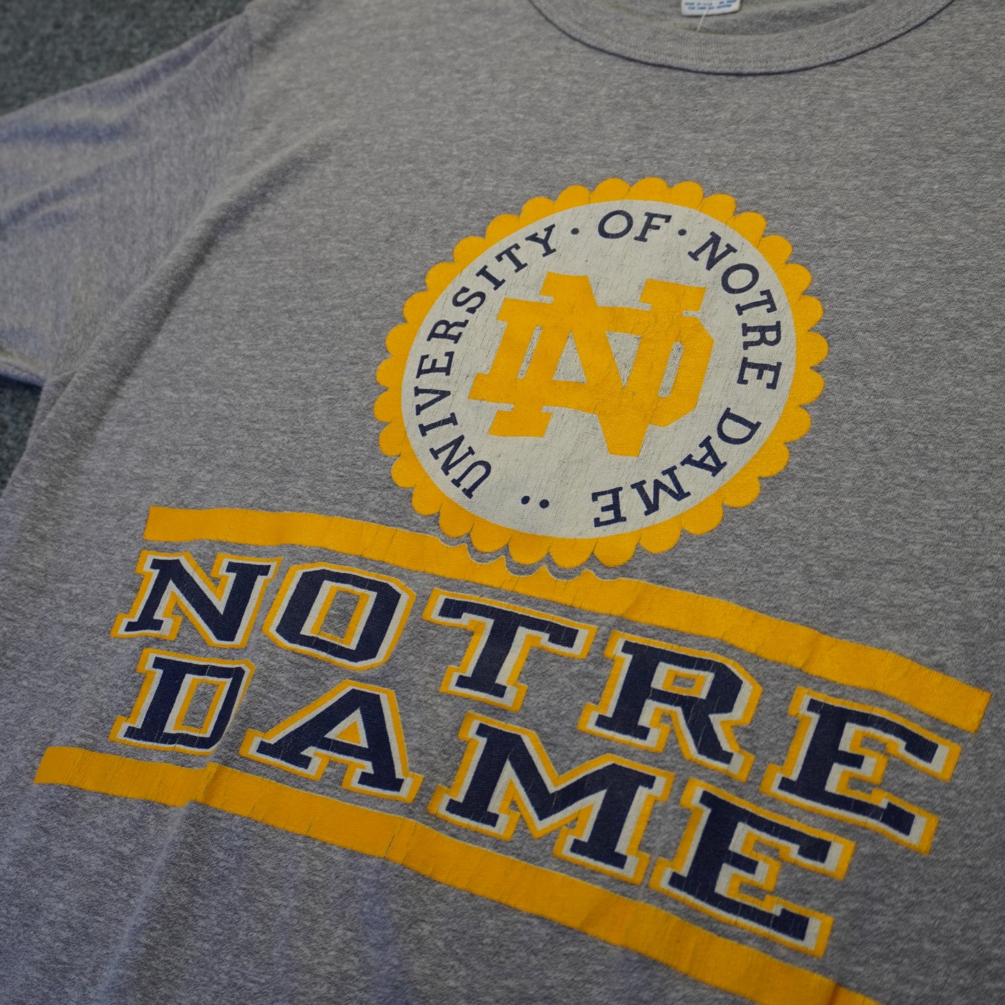 (L) 80s Notre Dame Tee