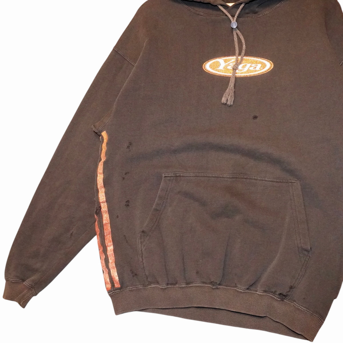 VTG YAGA Hoodie Distressed (L)