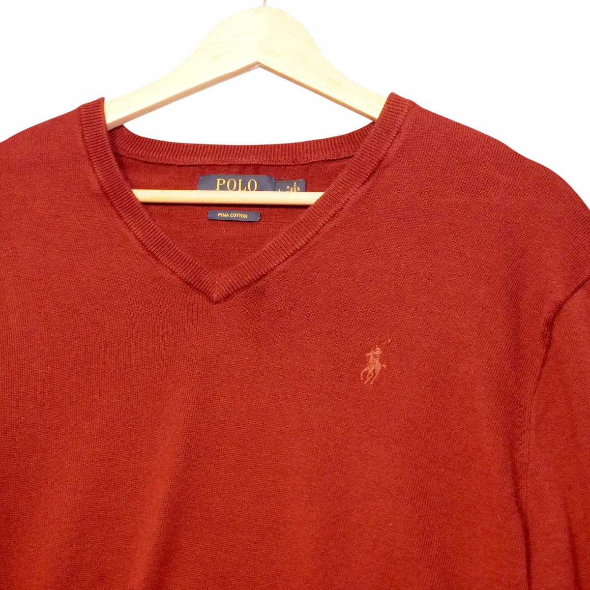 POLO Sweater Maroon (L)