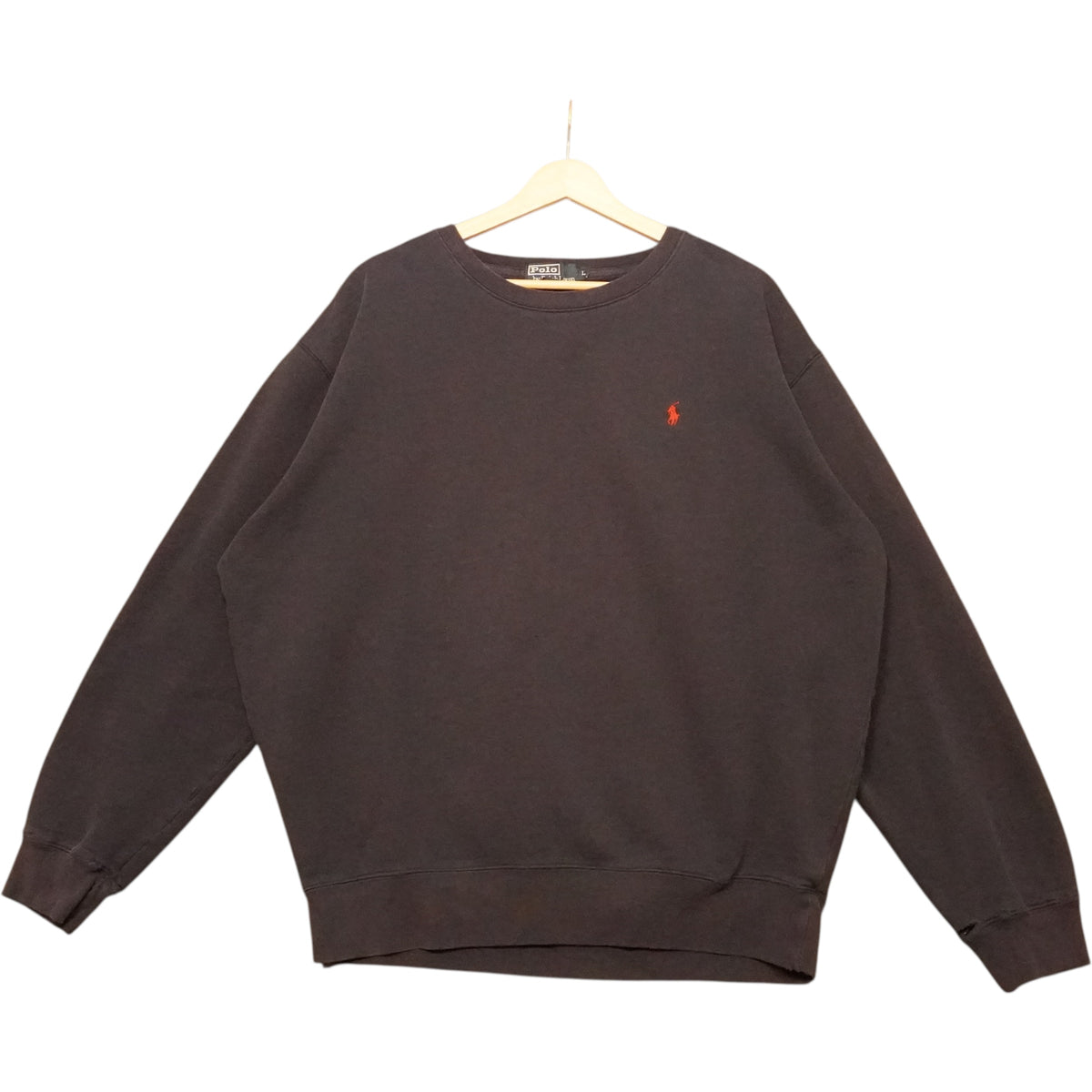 POLO Sweater Red on Navy (L)
