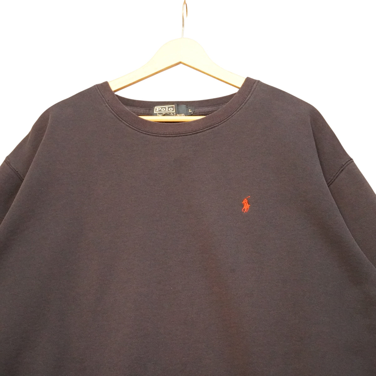POLO Sweater Red on Navy (L)