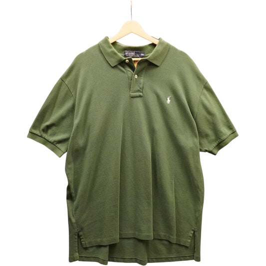 White on Green Polo (2XL)