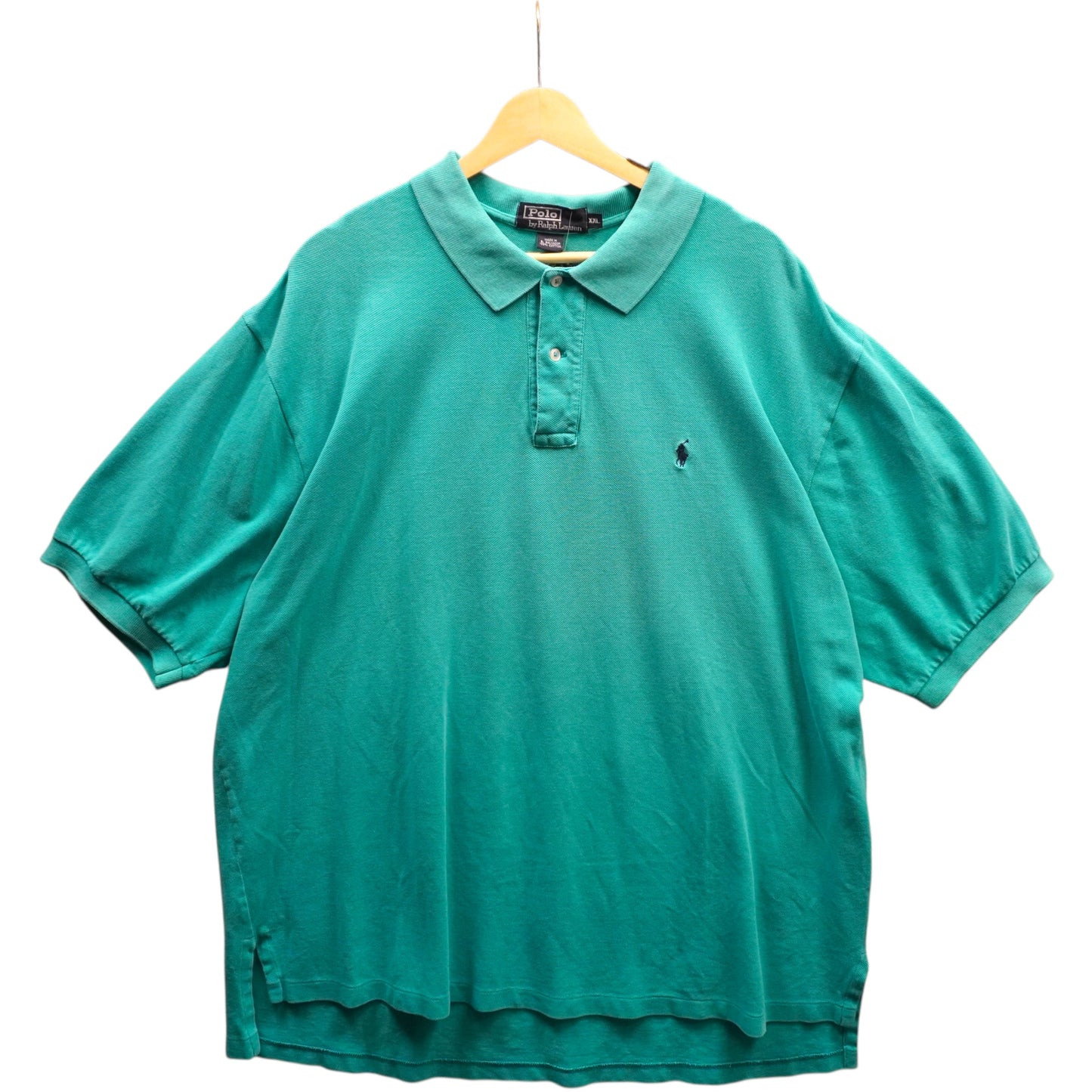 Navy on Teal Polo (2XL)