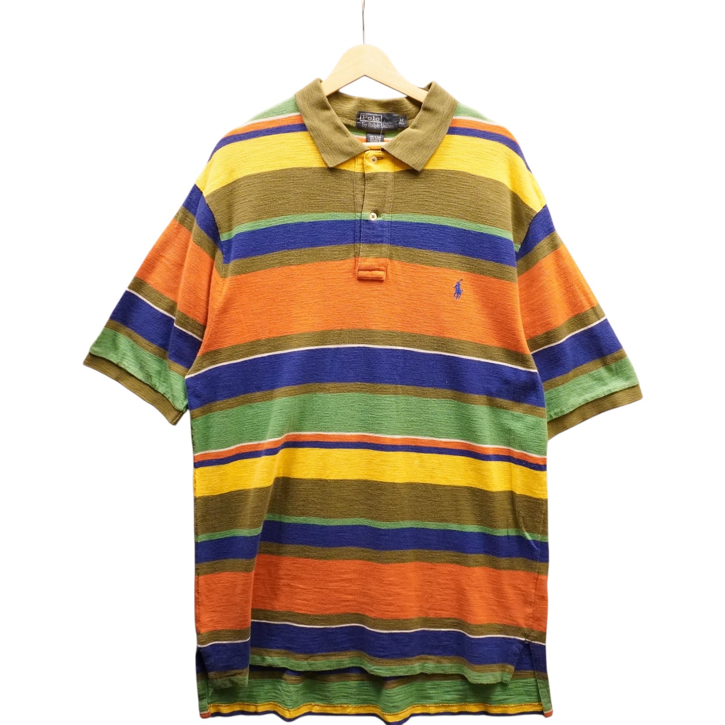 Vintage Navy on Stripes Polo (LT)