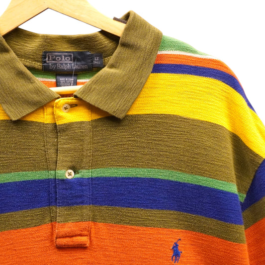 Vintage Navy on Stripes Polo (LT)
