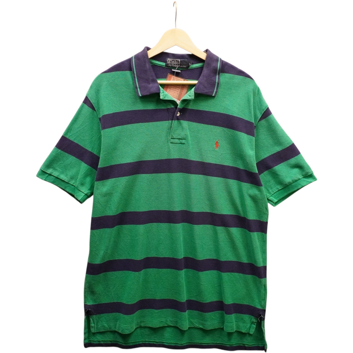 Red on Green Polo (L)