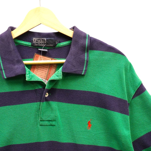 Red on Green Polo (L)