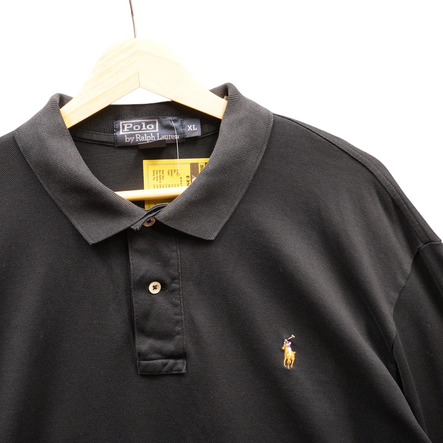 White on Black Polo (XL)